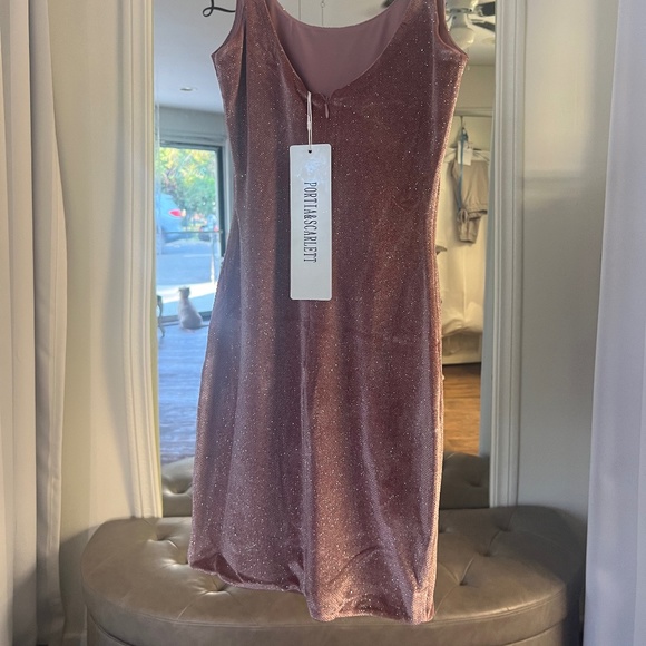 Unleash Your Radiance with Portia and Scarlett's Shimmering Mini Dress